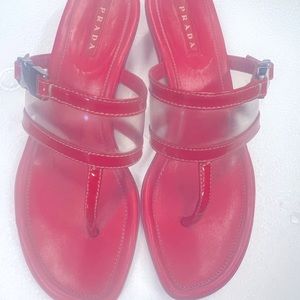 Prada sandals, size 6
